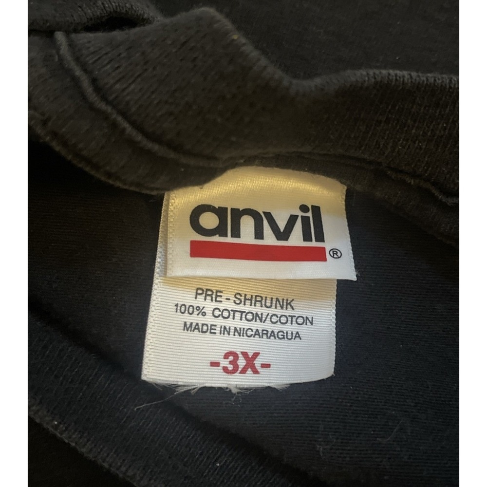 Vintage Indy Car Series Graphic Print T Shirt Men's 3X Black‎ Anvil Long Sleeve - Picture 3 of 3